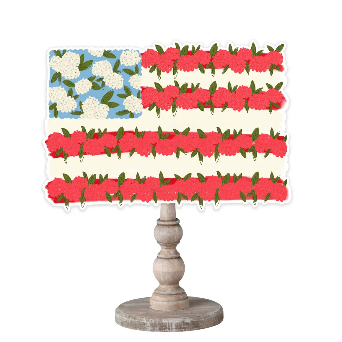 Flag of Flowers Topper