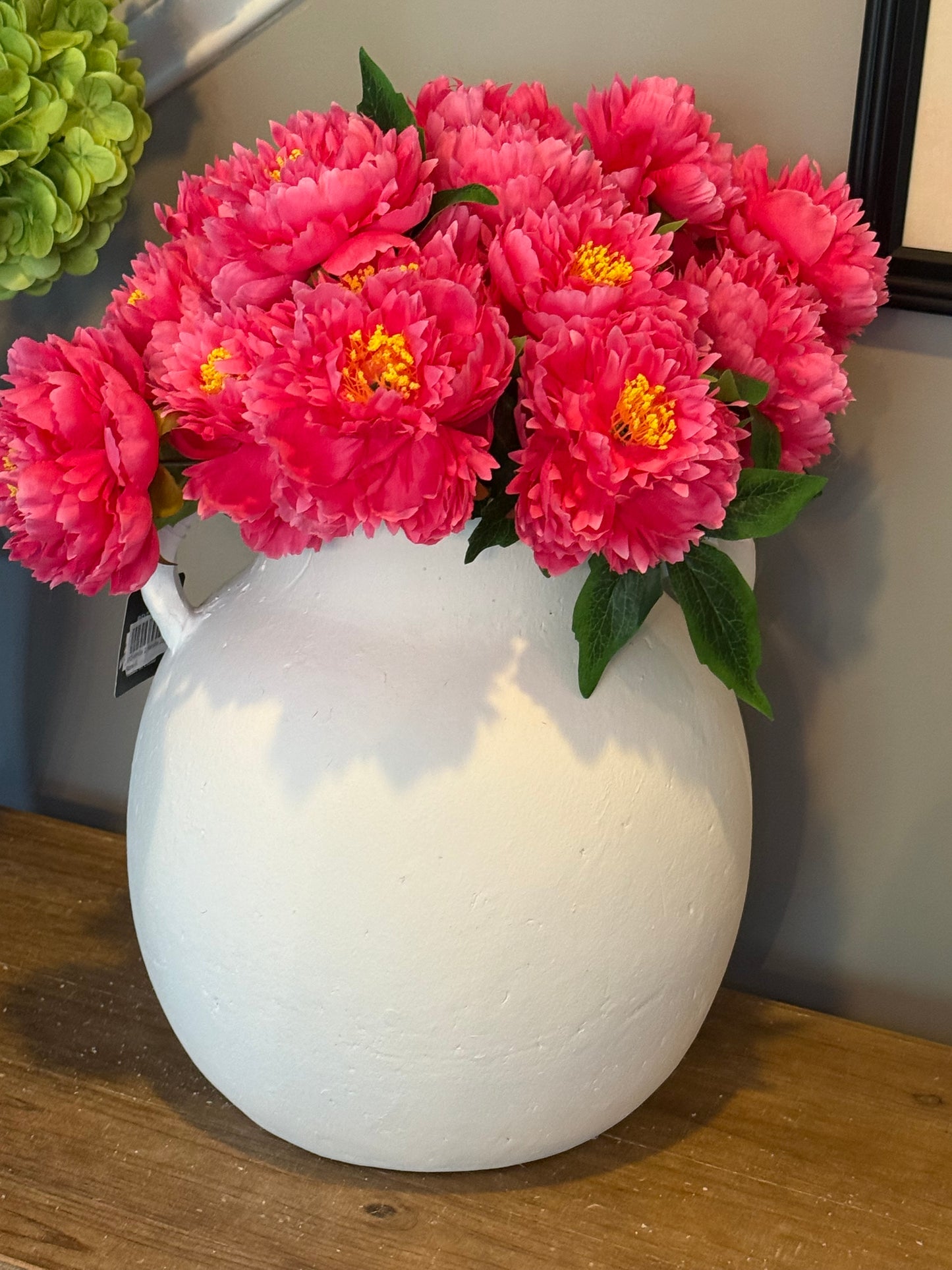 11.8” White Jug Vase