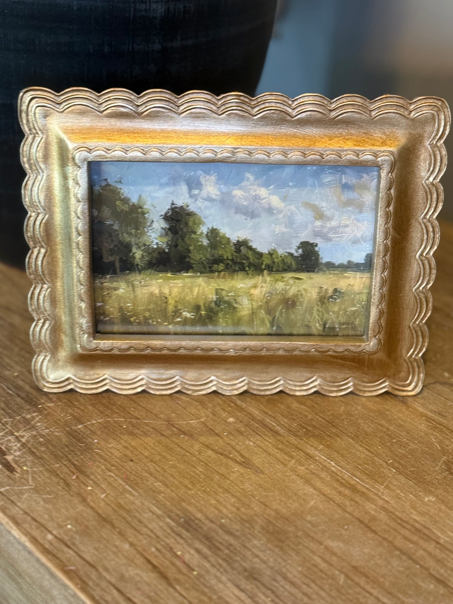 4x6 Triple Scalloped Frame