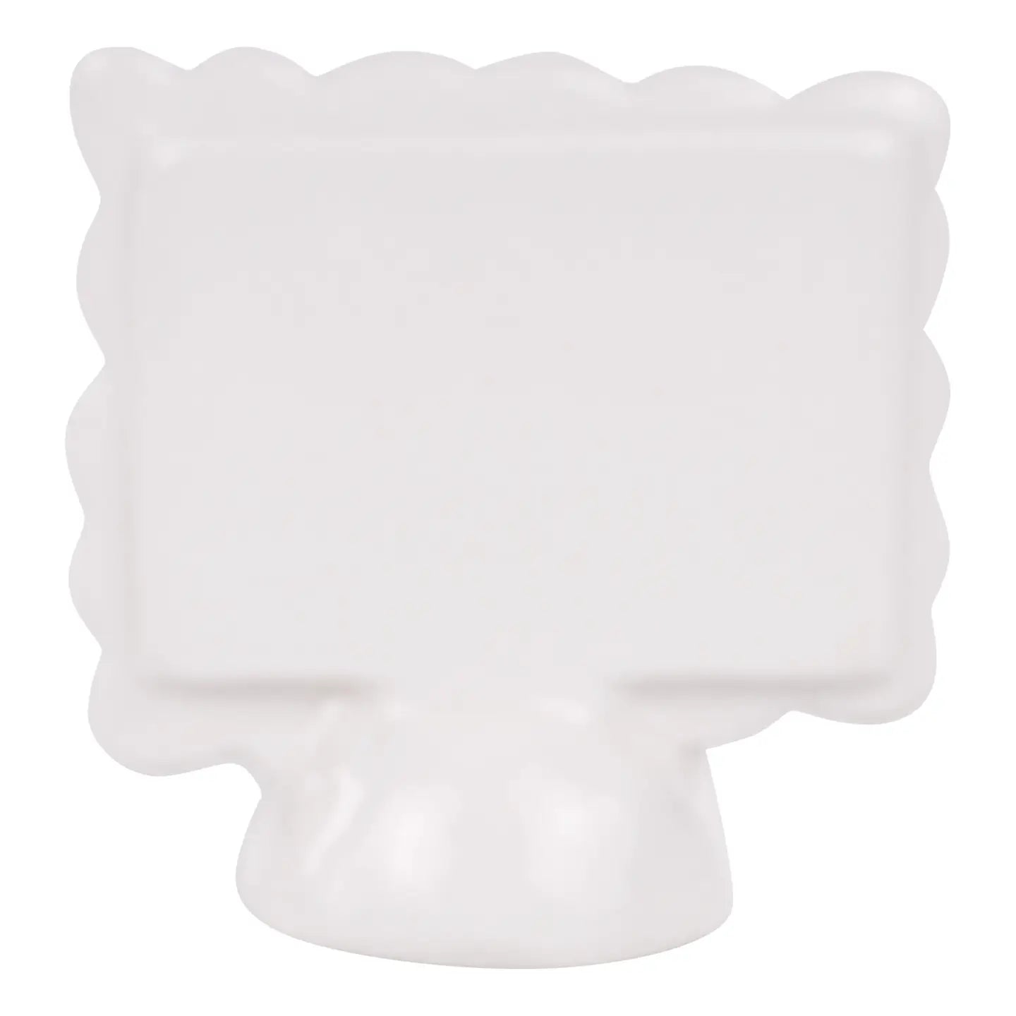 Scalloped Rectangle Sign Charcuterie Board Topper