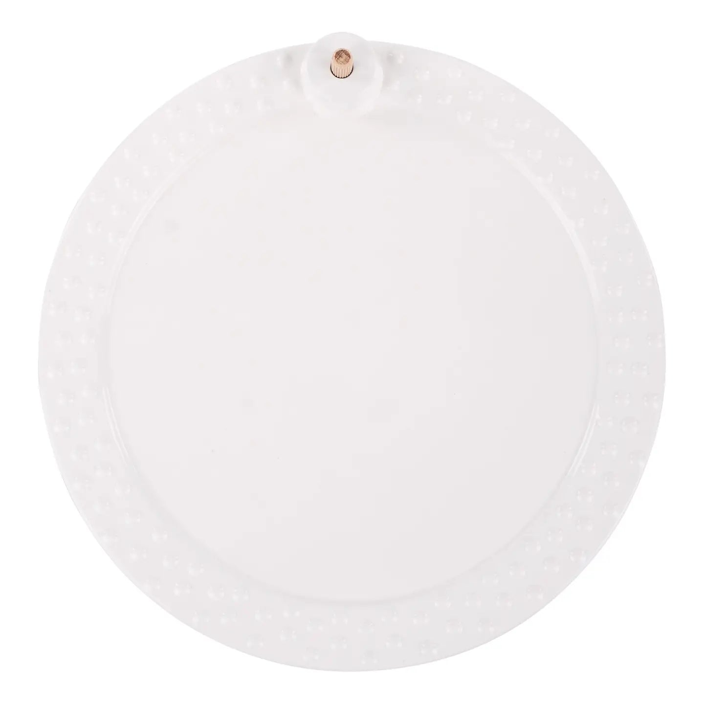 White Round Charcuterie Platter