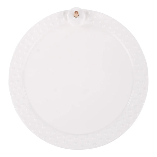 White Round Charcuterie Platter