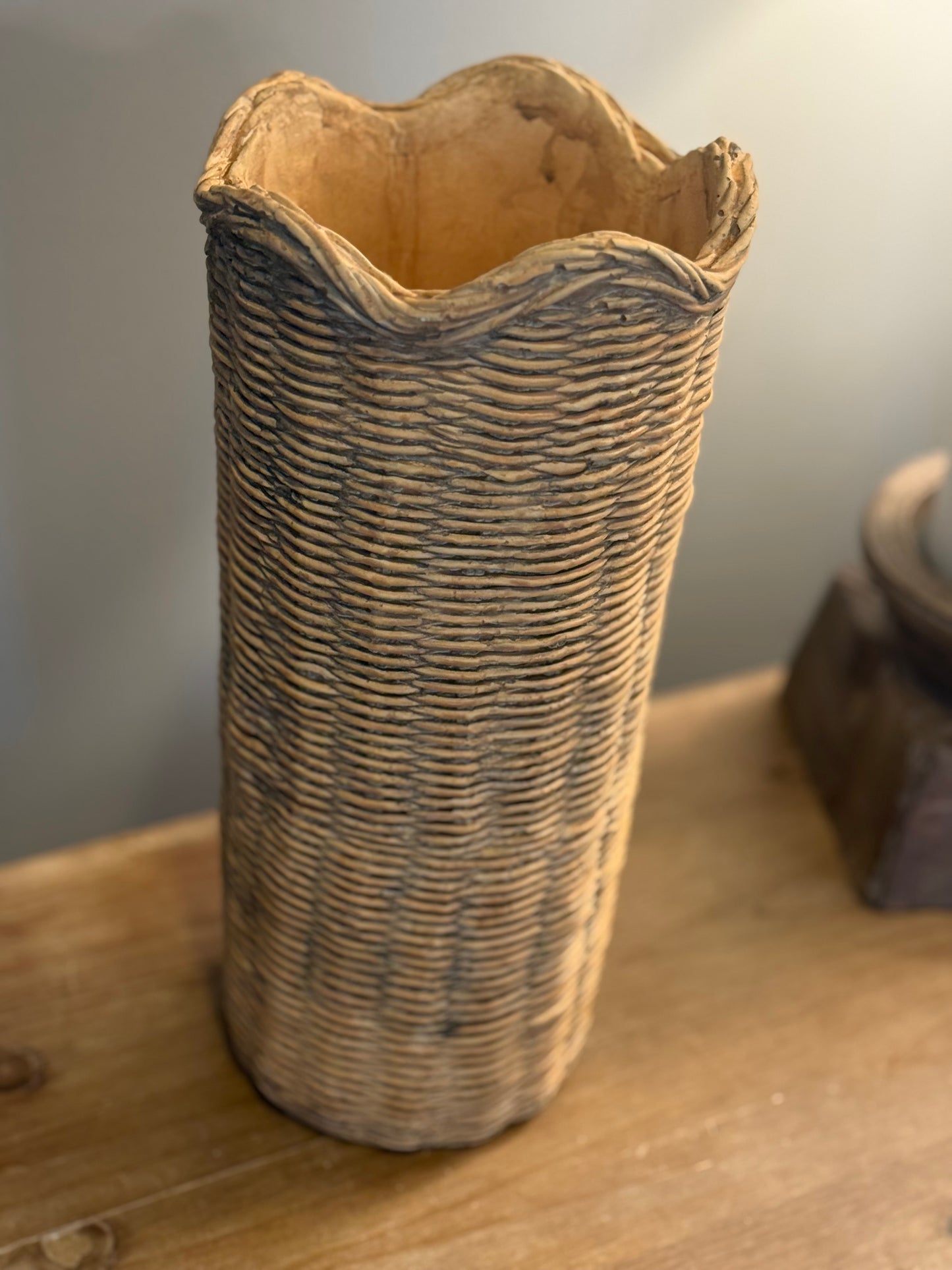 Basket Weave Vase
