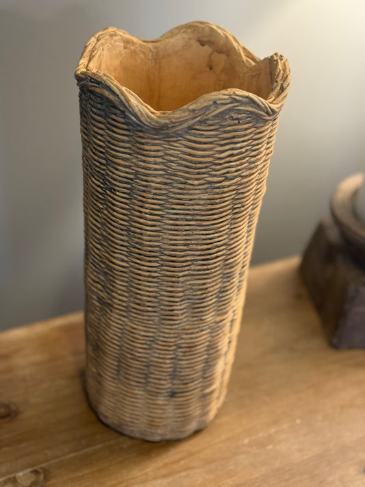 Basket Weave Vase